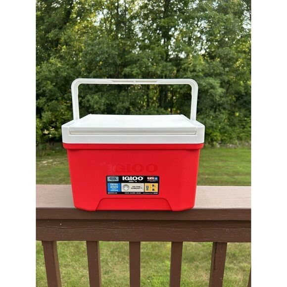 Igloo Laguna 9qt Ice Chest Cooler - Red 757-A-2 VGC - Picture 1 of 5